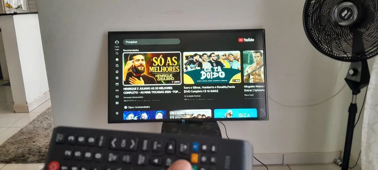 Tv smart Samsung 50 polegadas pega todos aplicativos linda de imagem  - Foto 2