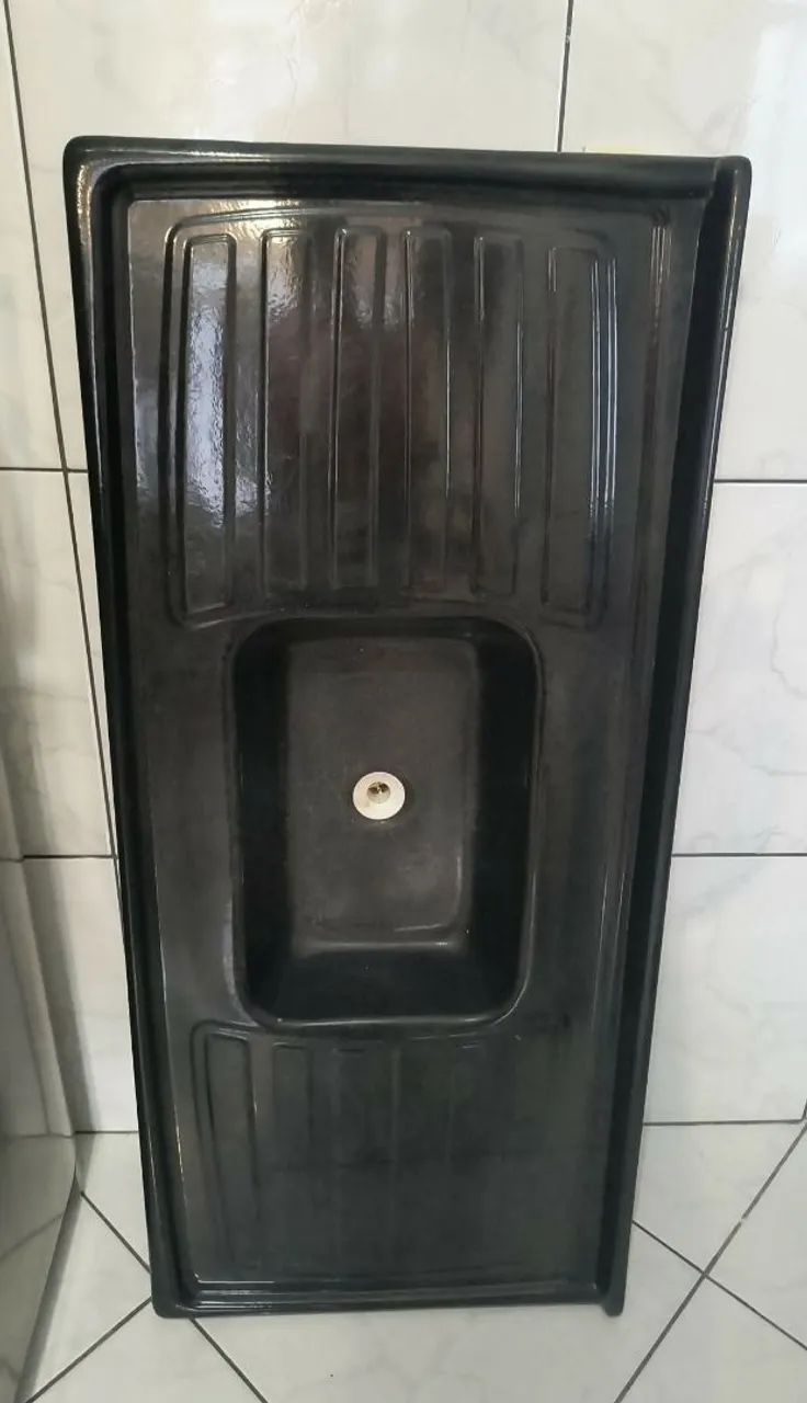 Pia de cozinha em marmorite 