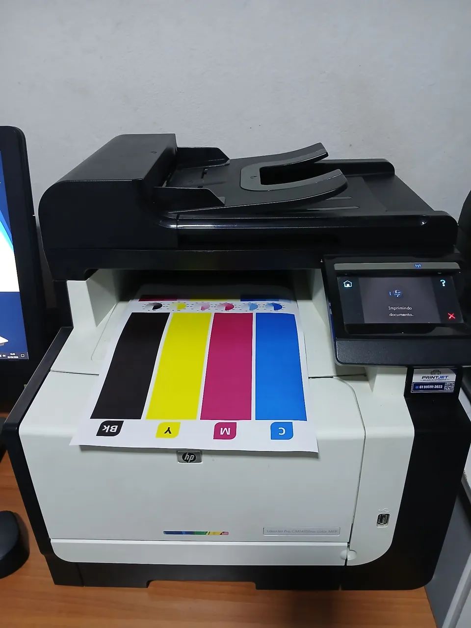 Hp laser colorida cm1415 wifi  - Foto 2