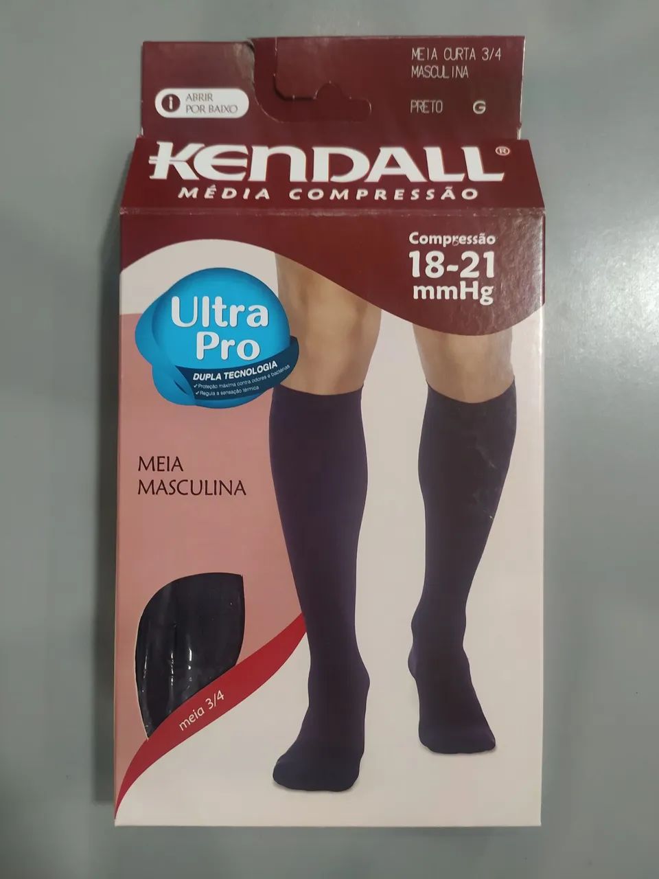 Meia Kendall média compressão 