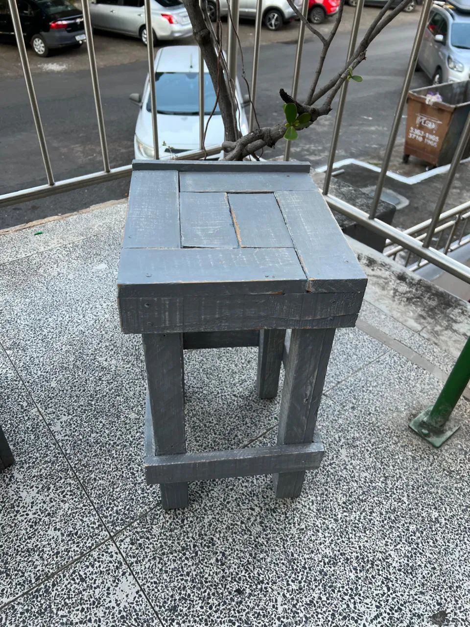 Conjunto banco de jardim de madeira  - Foto 3