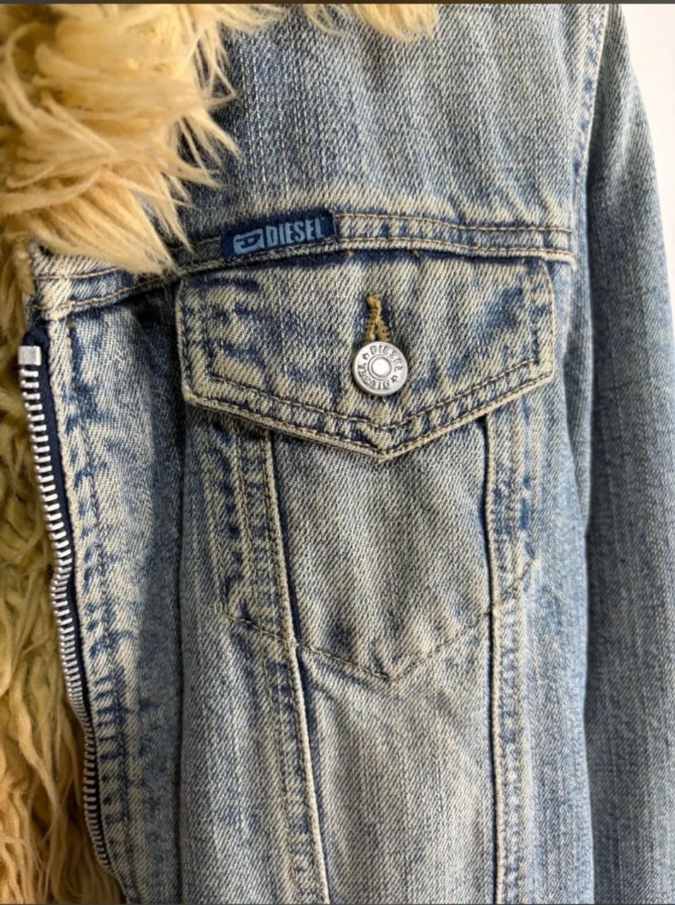 Jaqueta jeans Diesel original - Foto 3