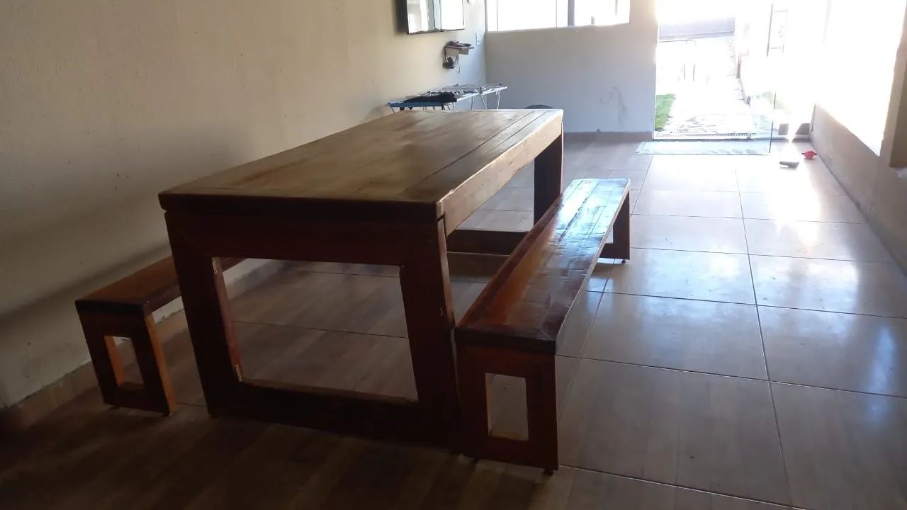 Mesa madeira rústica  - Foto 2
