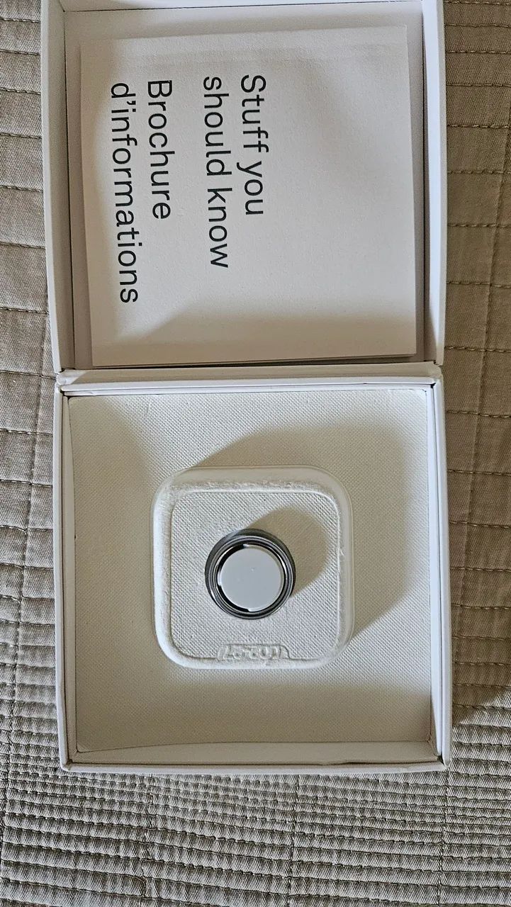 Oura ring 5 prata Novo  - Foto 2