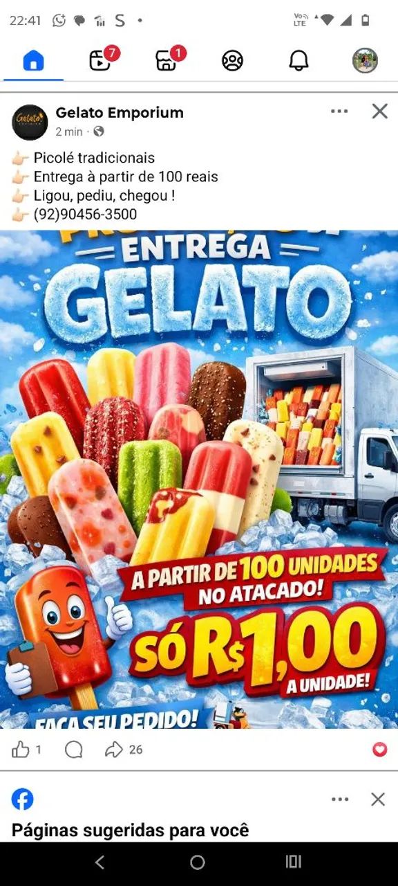 Sobremesa Gelada  - Foto 2