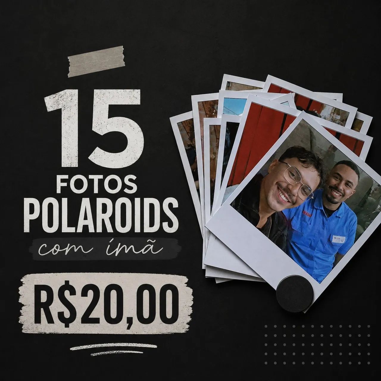 Polaroid com Imã 