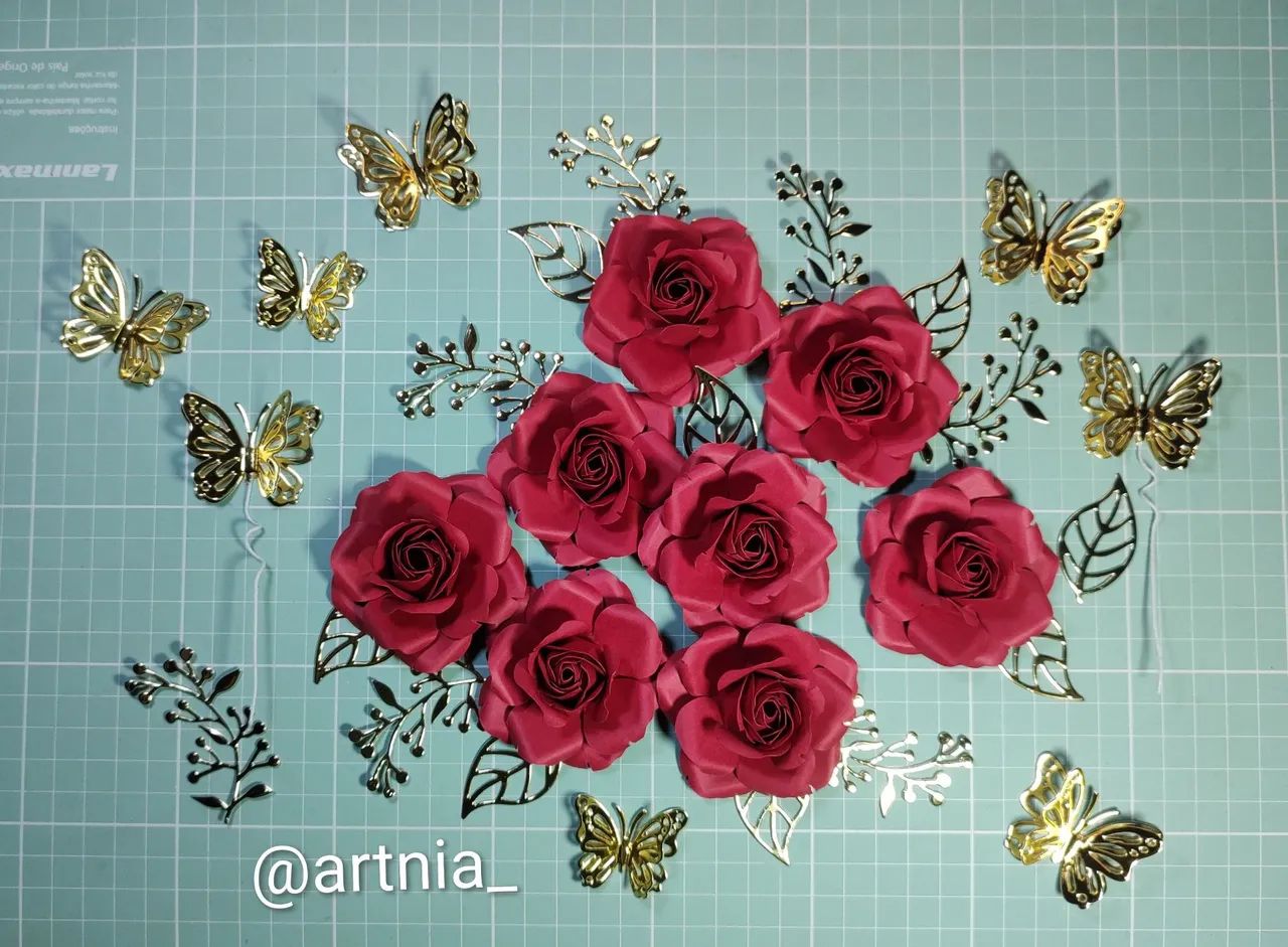 Flores de papel  - Foto 4