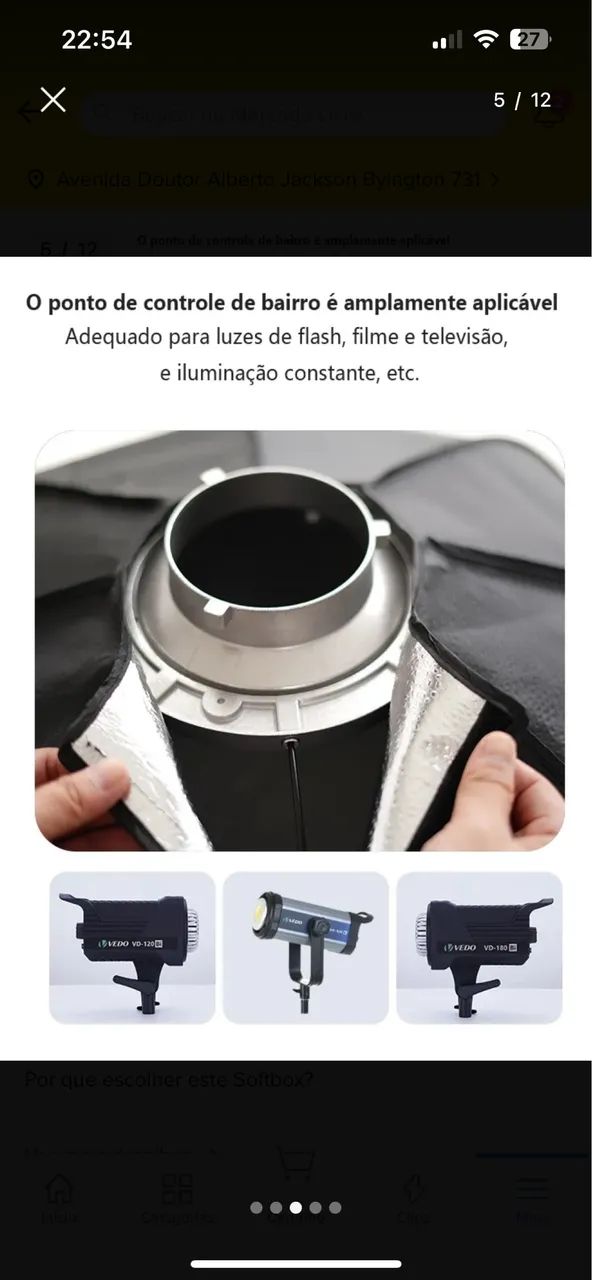 Soft box 95cm - Foto 3