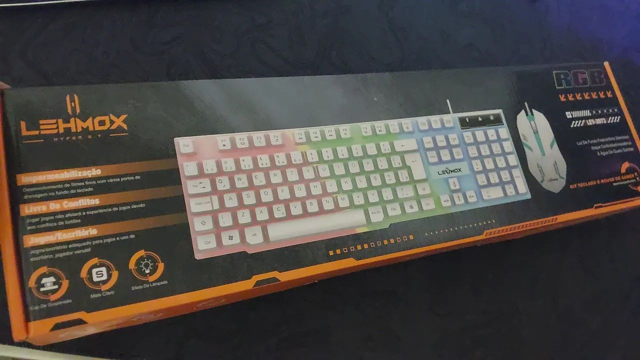 Kit teclado e mouse gamer (preto) - Foto 2