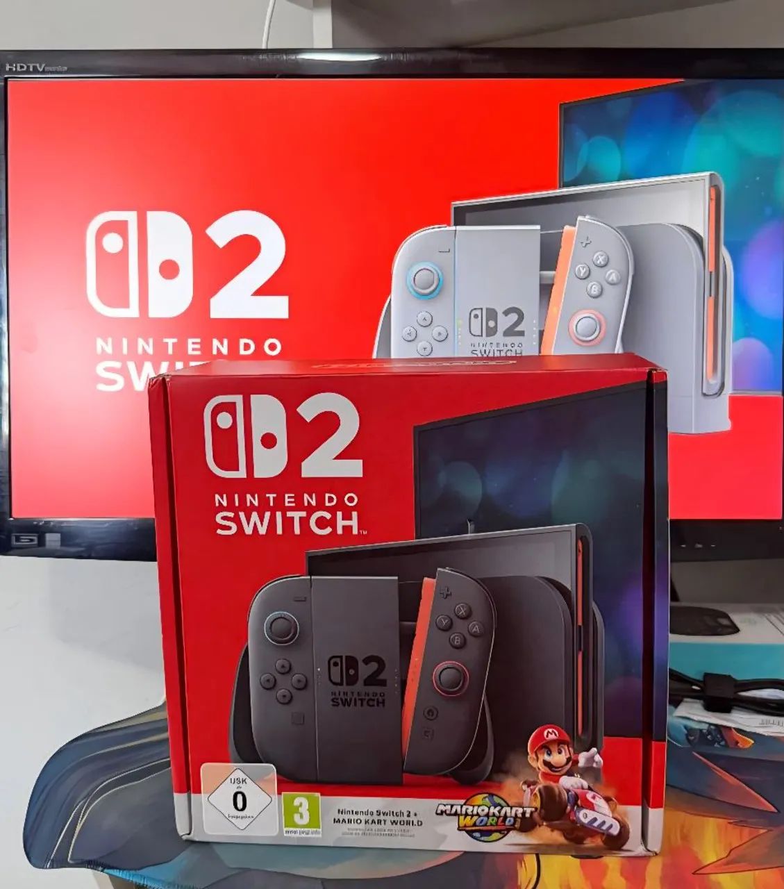 Nintendo Switch 2 + Mario Kar Lacrado - Foto 2