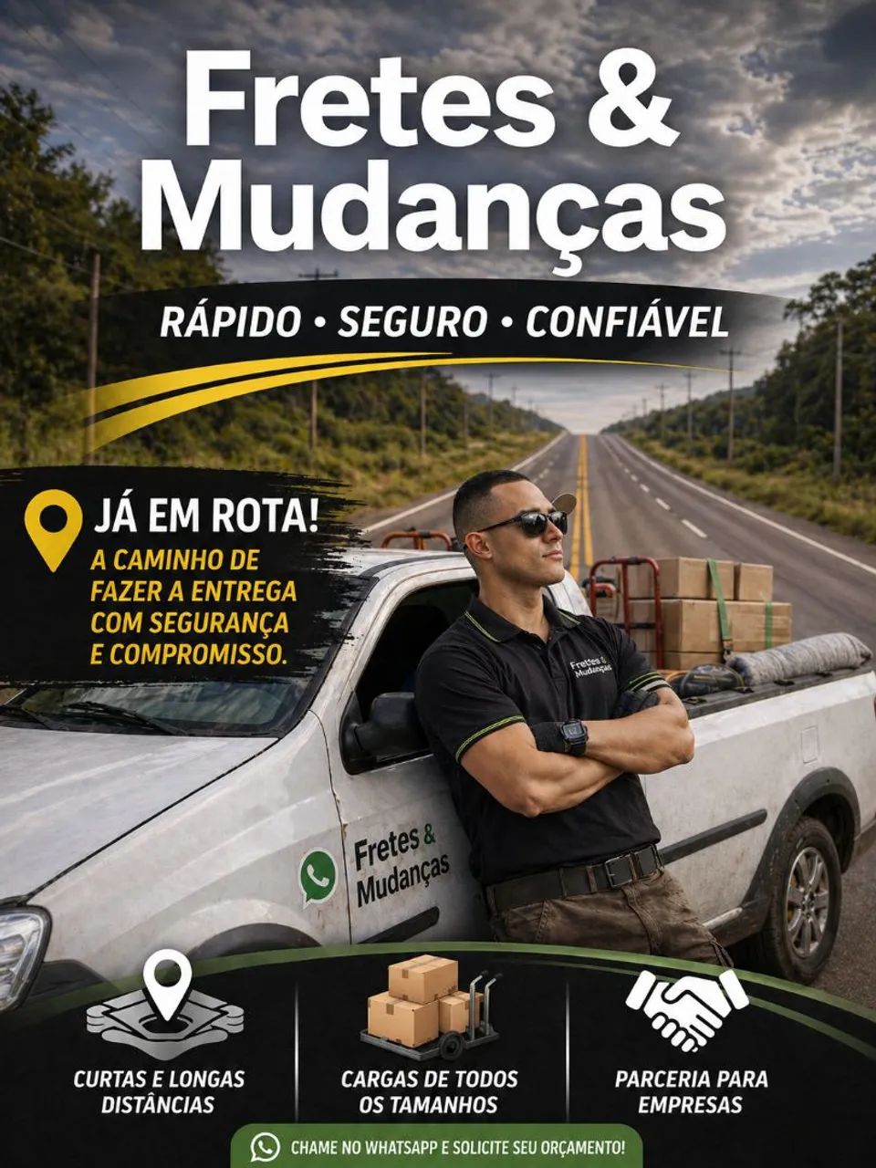 Fretes curtos e longos apartir de R$50,00