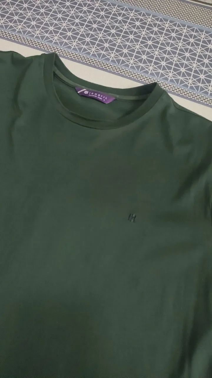 Camiseta verde Hig Stil slim G - Foto 2