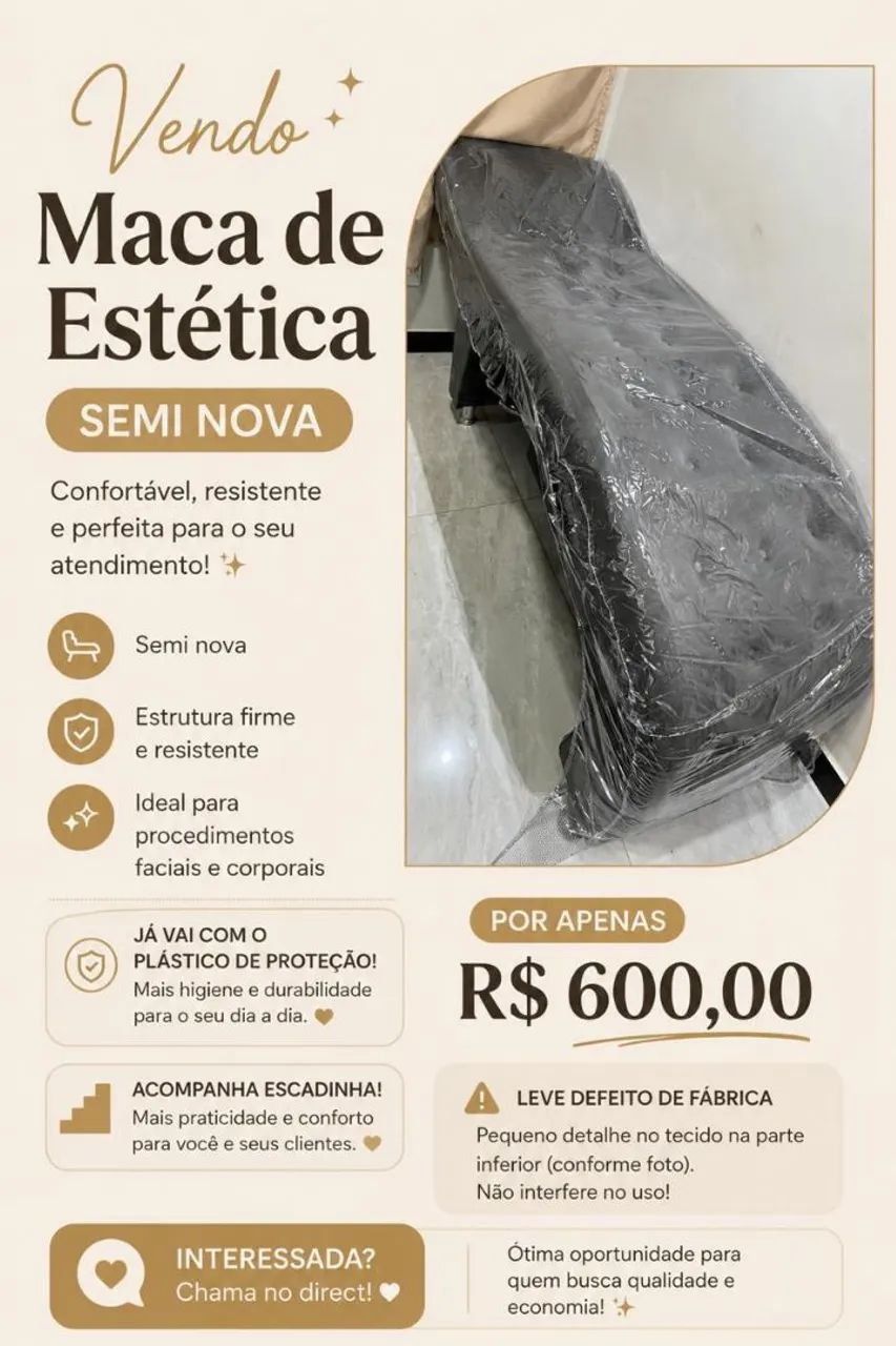 Maca de estética  - Foto 3