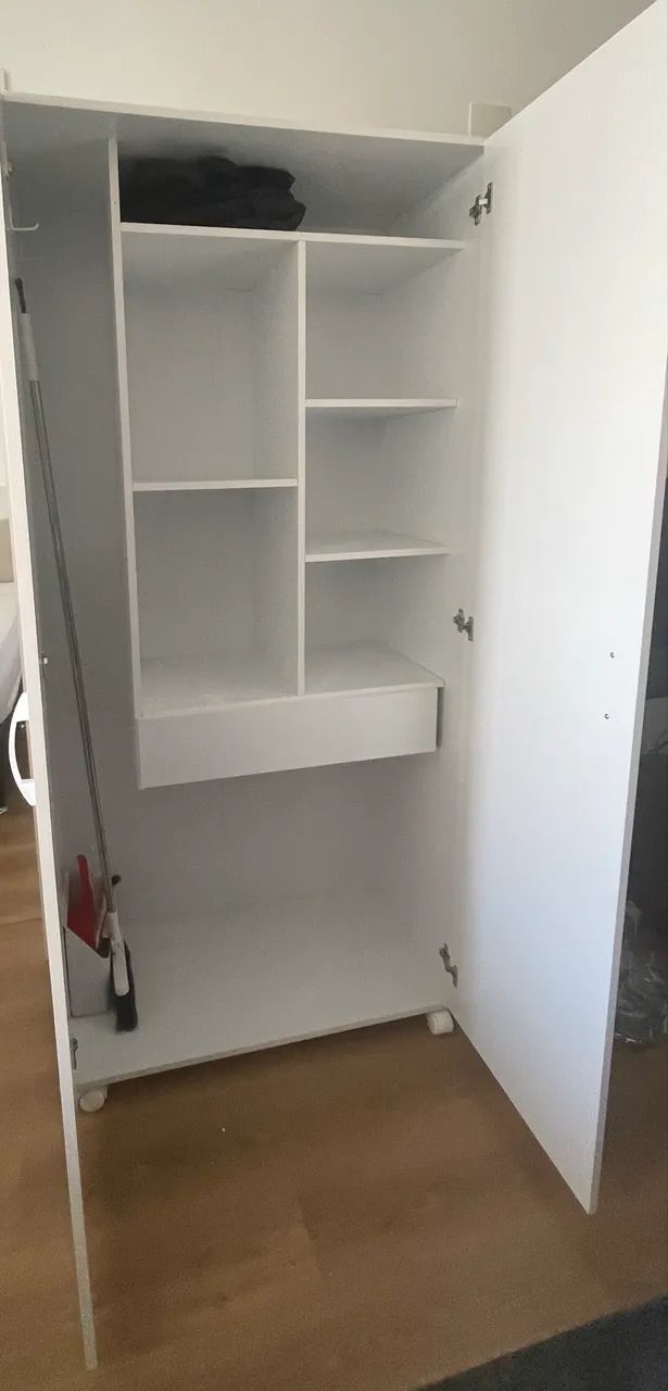 Armário Multiuso Lavanderia Branco - Novo e Já Montado - Foto 4