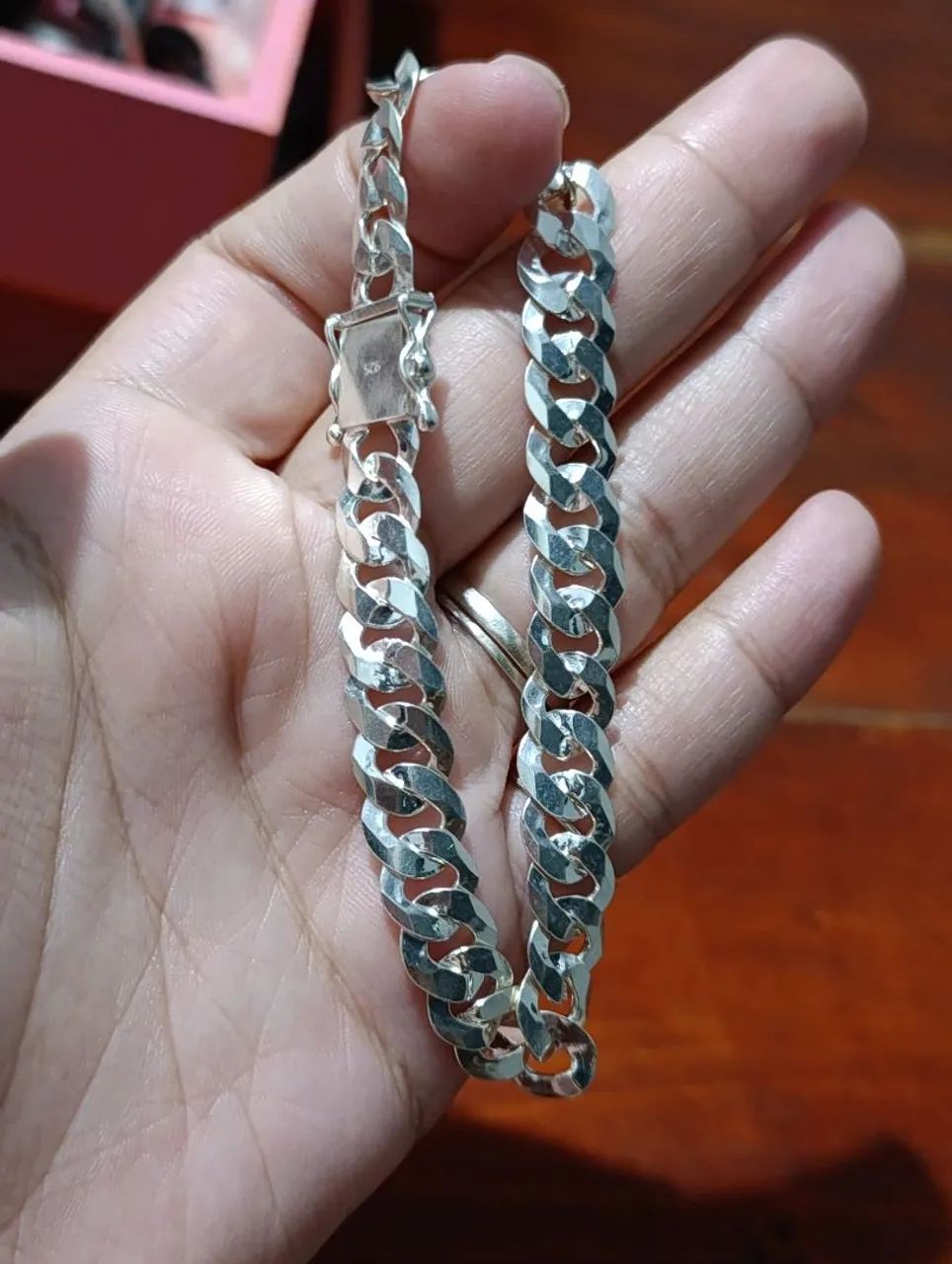 Vendo pulseira de prata 