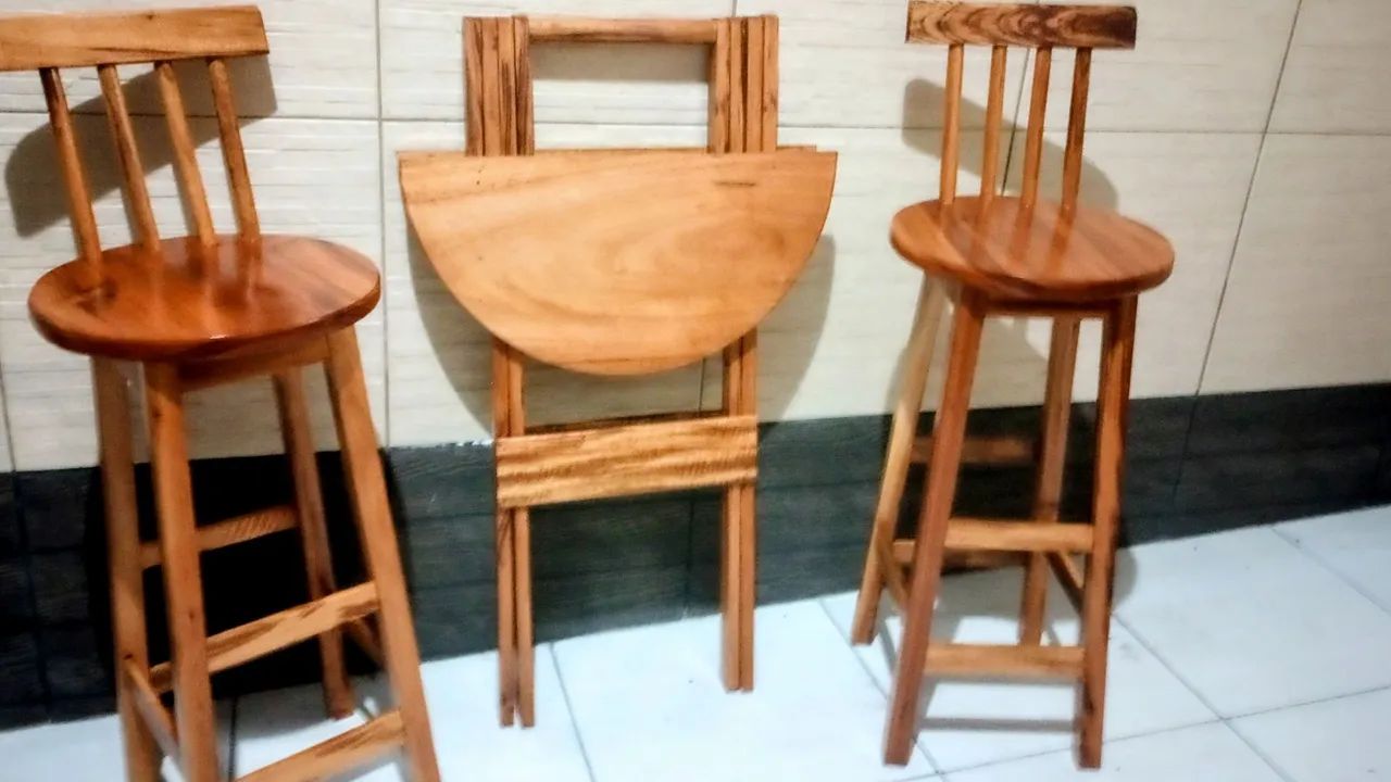 Mesa bistrô dobrável 
