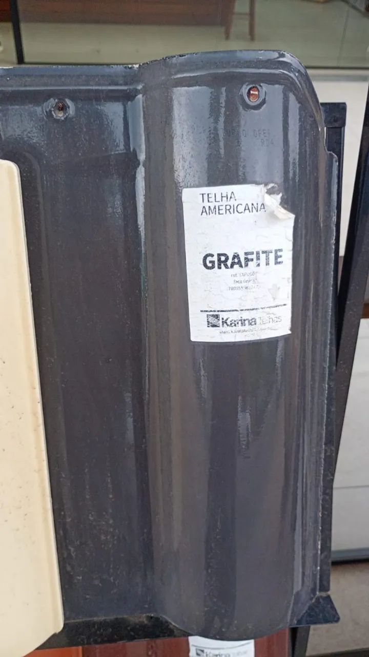 Telha esmaltada grafite a pronta entrega- uma e dupla face  - Foto 2