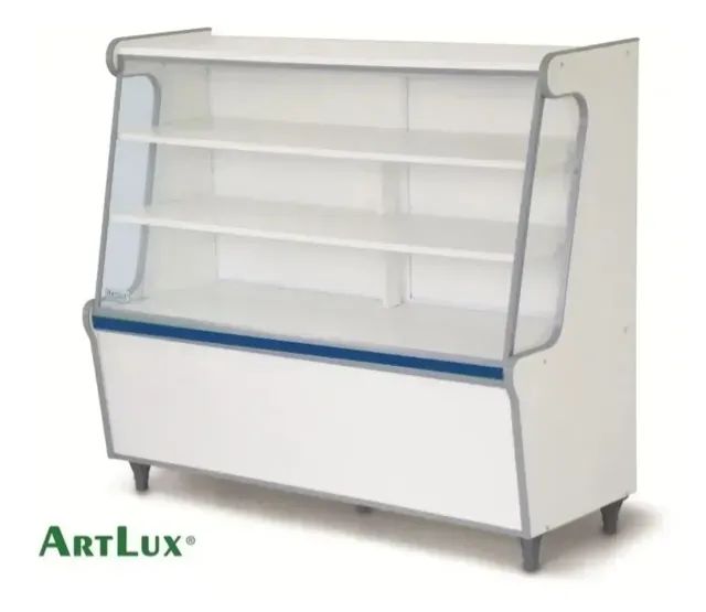 Balcão Vitrine Seco Expositor para Padarias NOVO - Foto 3