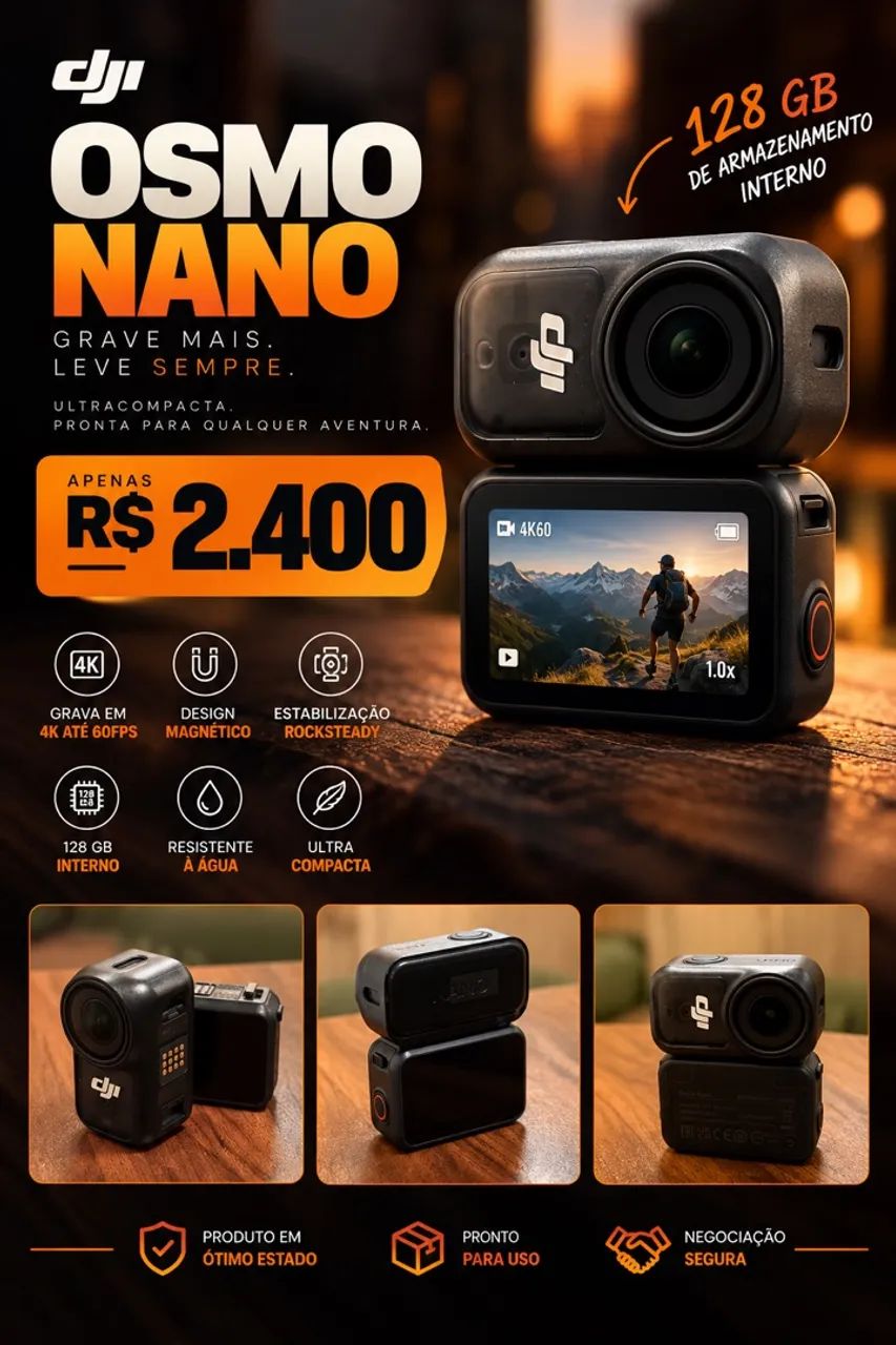 DJI OSMO NANO  - Foto 4