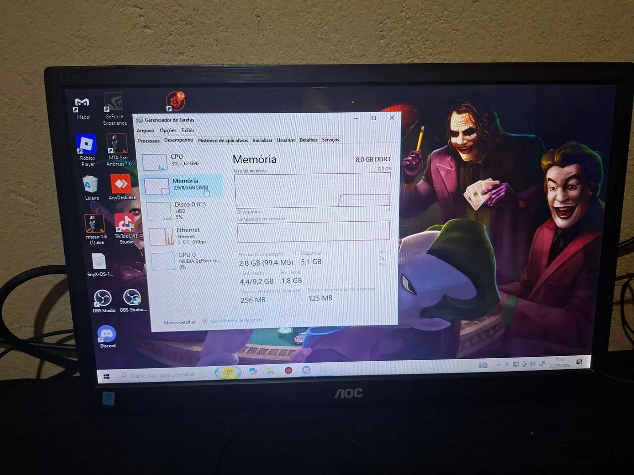 PC Completo Intel Core i5 + Monitor + Teclado e Mouse (Rápido com SSD) - Foto 4