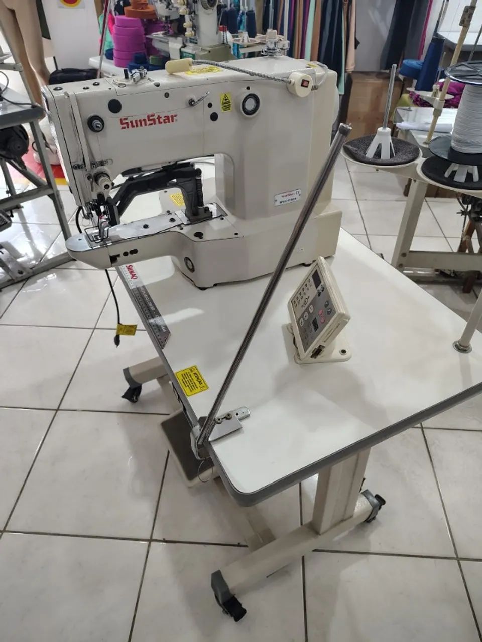 Máquina de Costura Travete Eletrônica SunStar - Foto 3