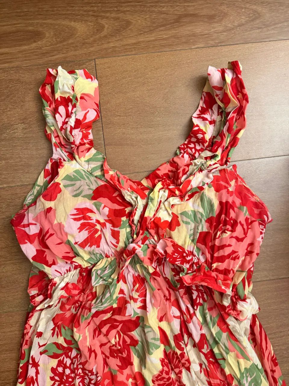 vestido longo l'etage estampado 40