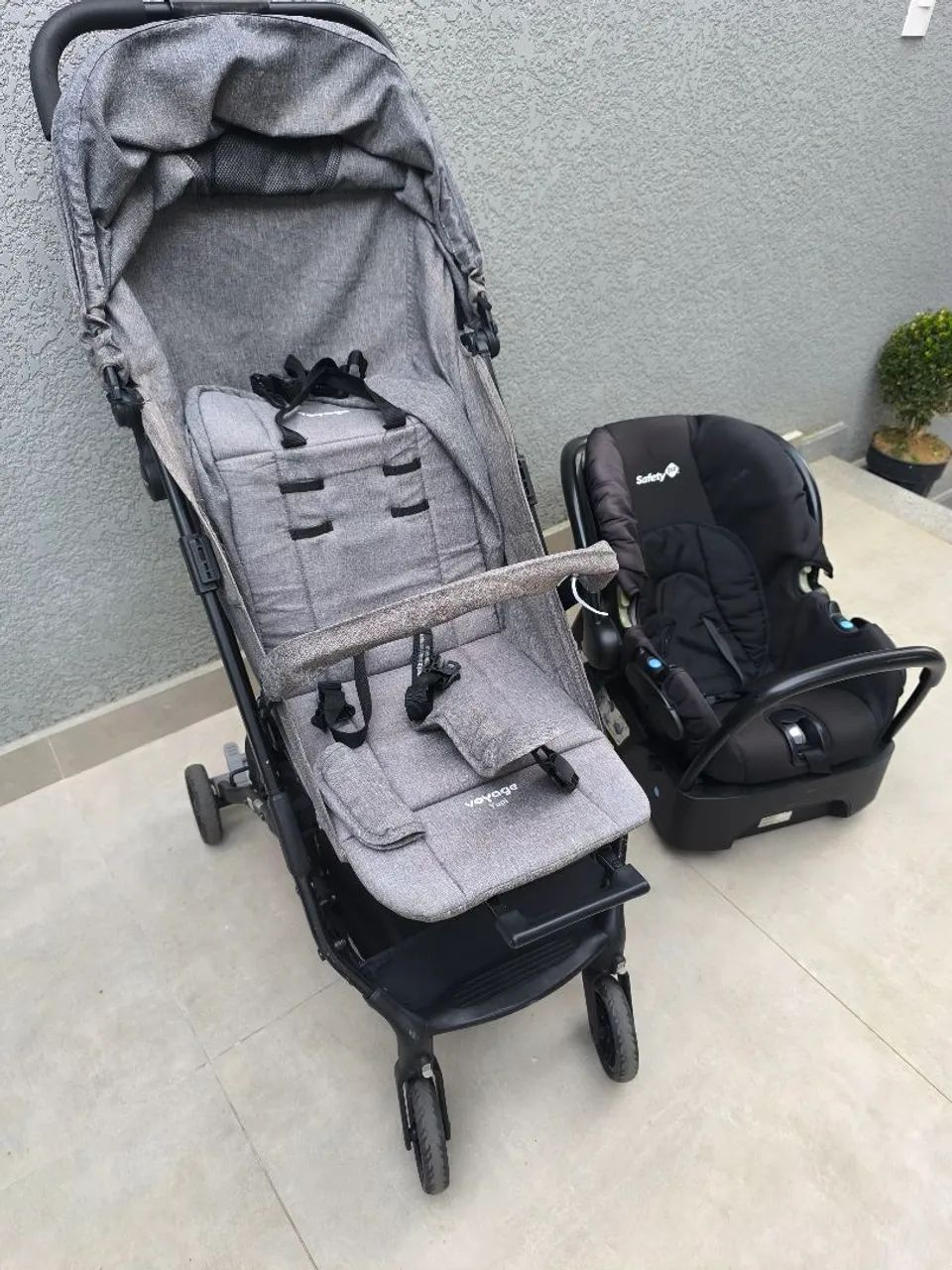 Carrinho de bebê e bebe conforto  - Foto 2