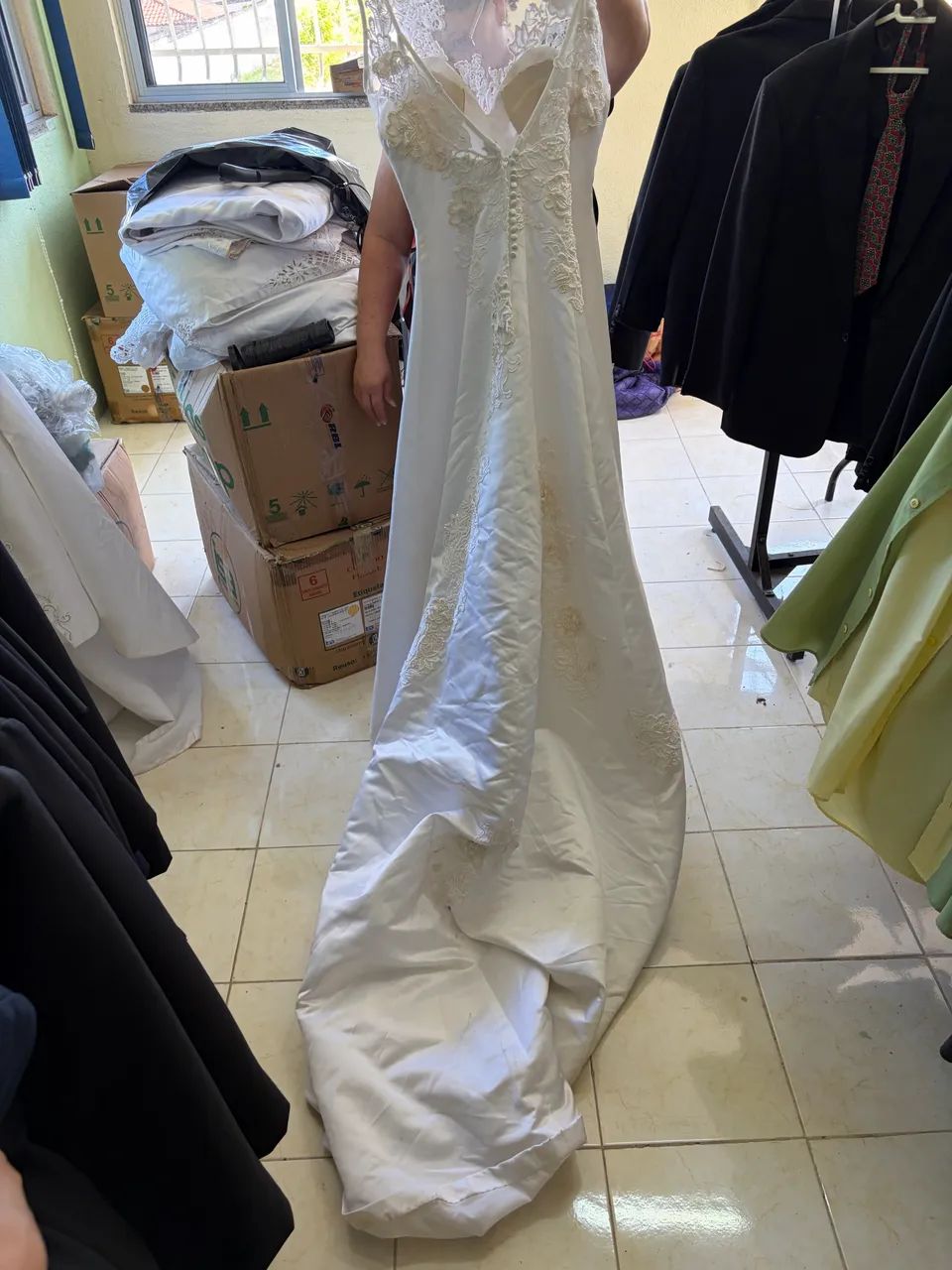 Vestido de noiva em bom estado  - Foto 3