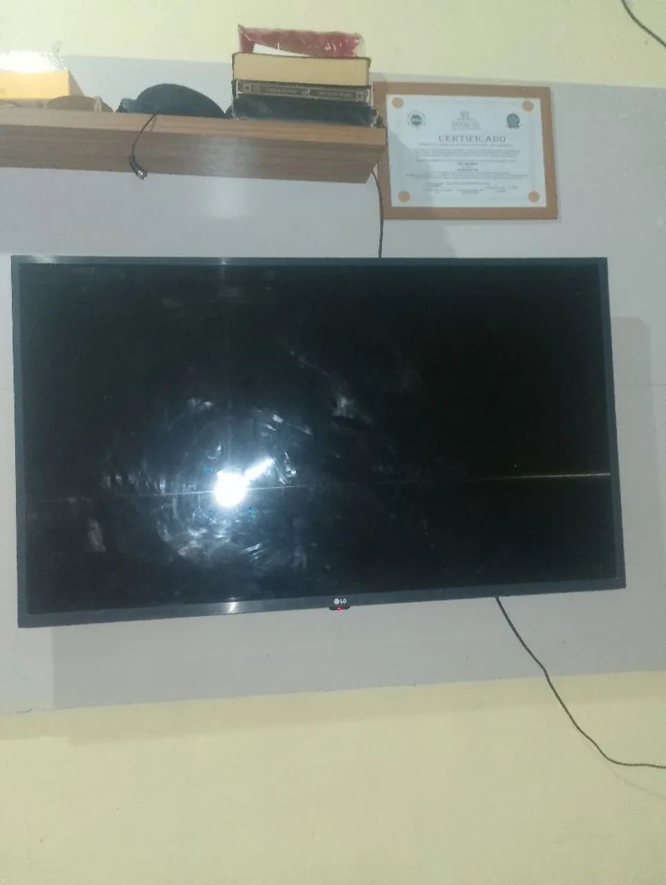 Tv 43 polegadas para concertar 