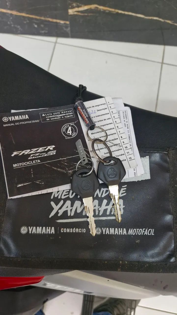 Fazer 250 com ABS único dono / manual e chave reserva - Foto 3