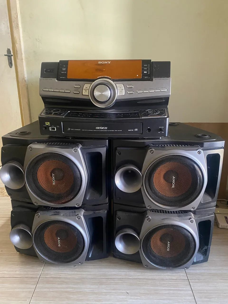 Som da sony, modelo zux9 4 caixas  - Foto 4