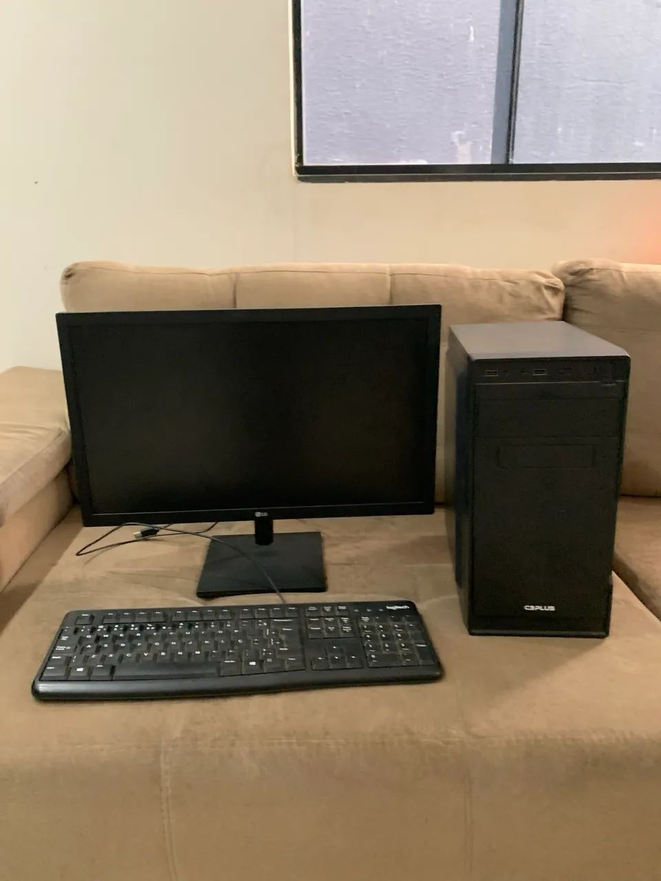 PC completo, tela LG CPU C3PLUS 