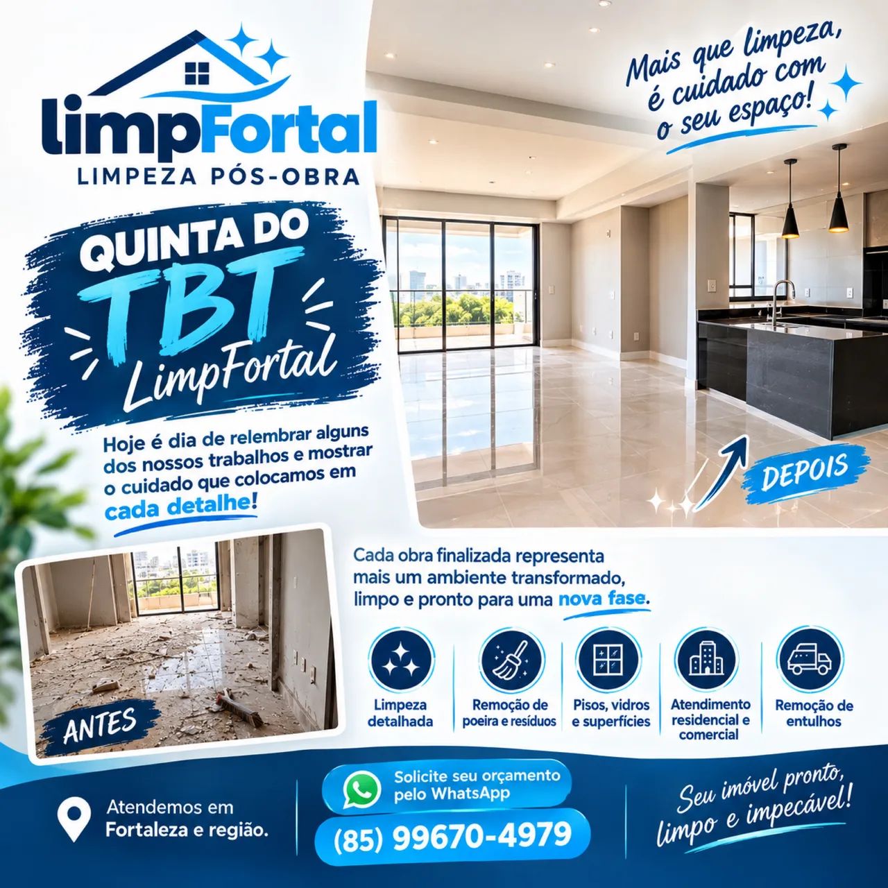 LIMPEZA PÓS-OBRA | LimpFortal - Foto 3