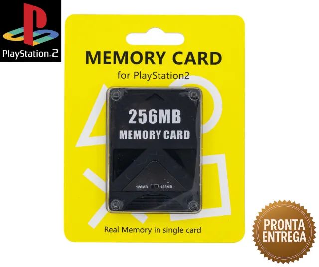 Memory Card 256MB Compatível com PlayStation 2 PS2