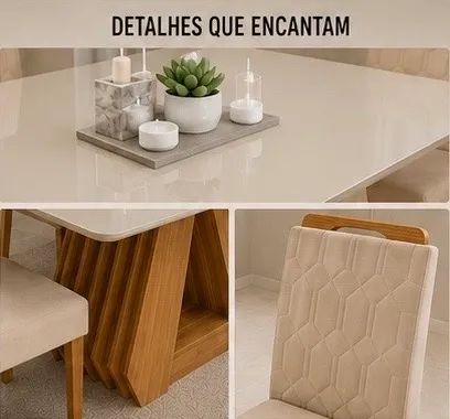 Mesa de jantar completa - Foto 3