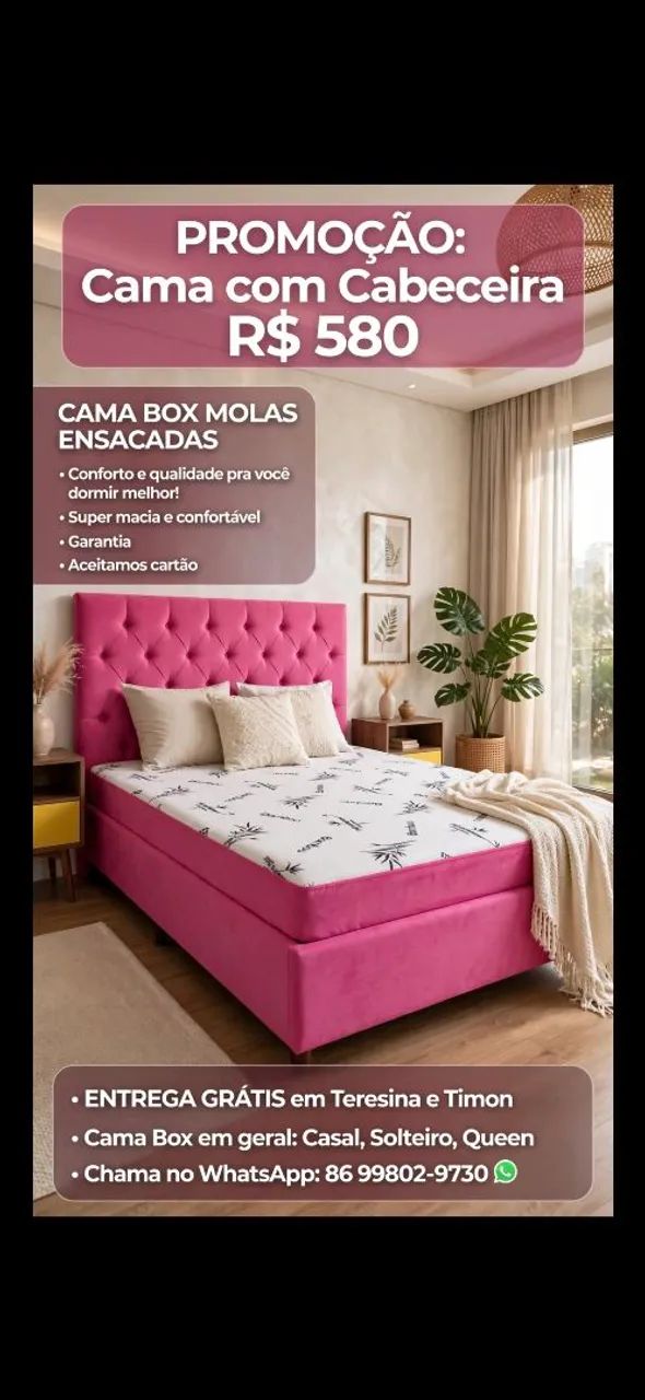 Cama box de casal 