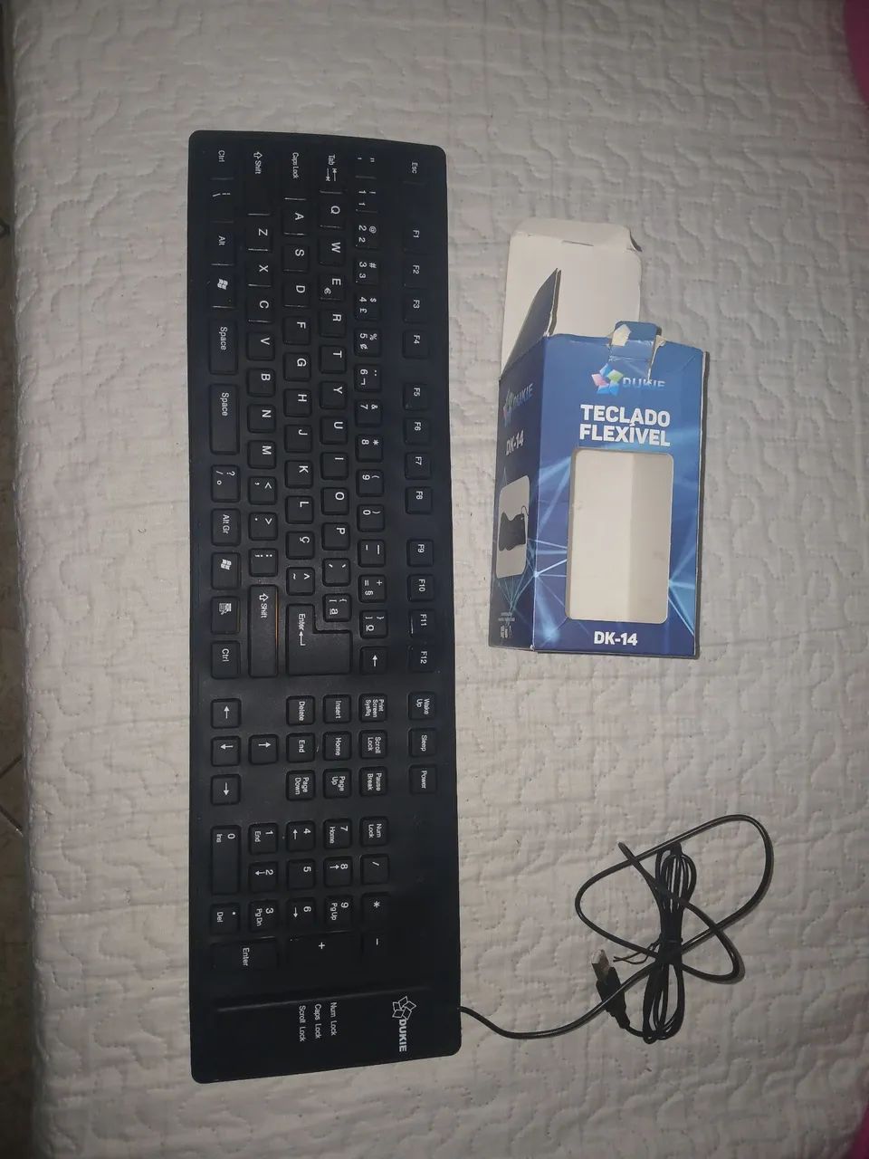Teclado flexível USB dk 14