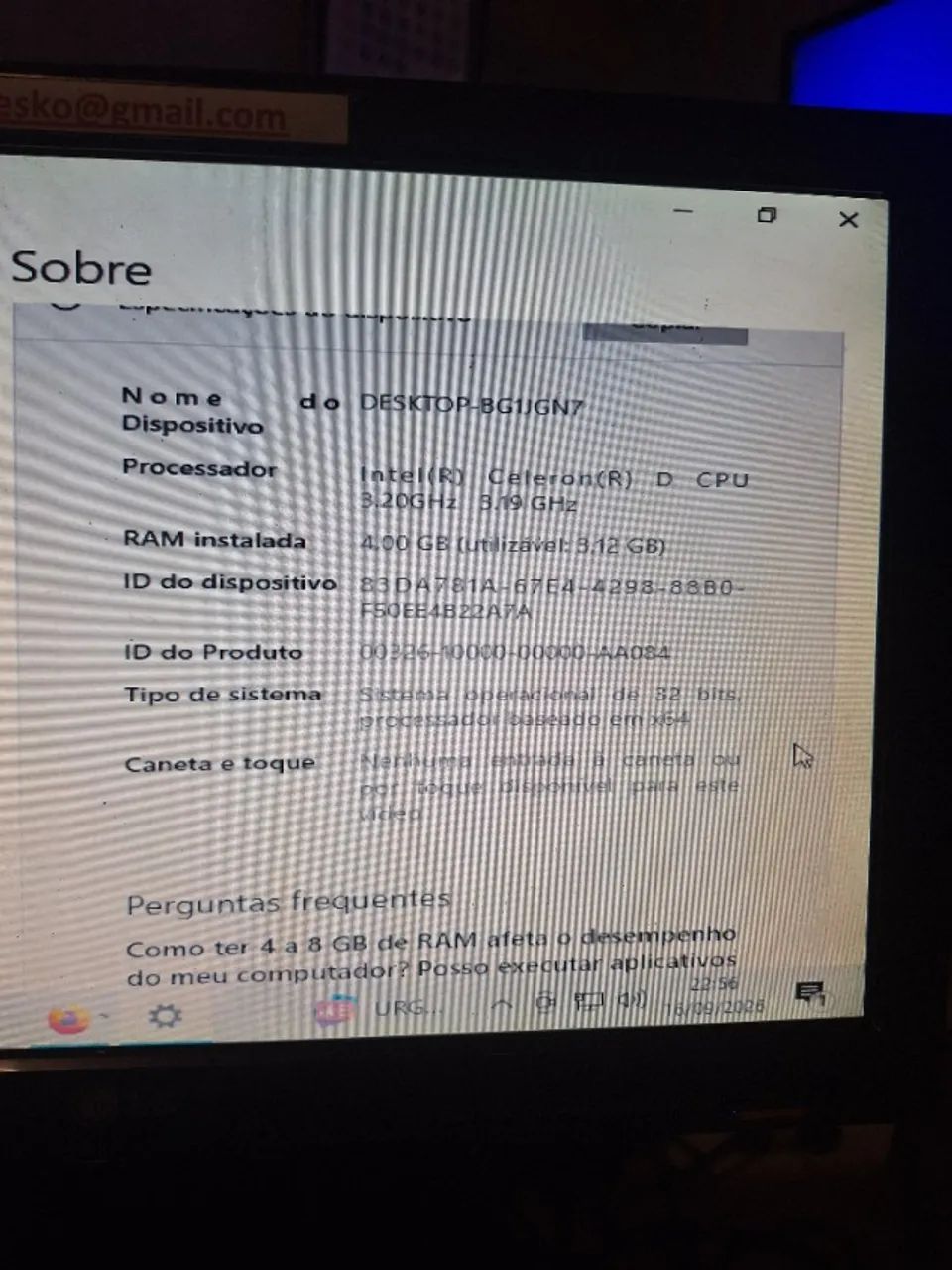 Computador completo funcionando normalmente  - Foto 4