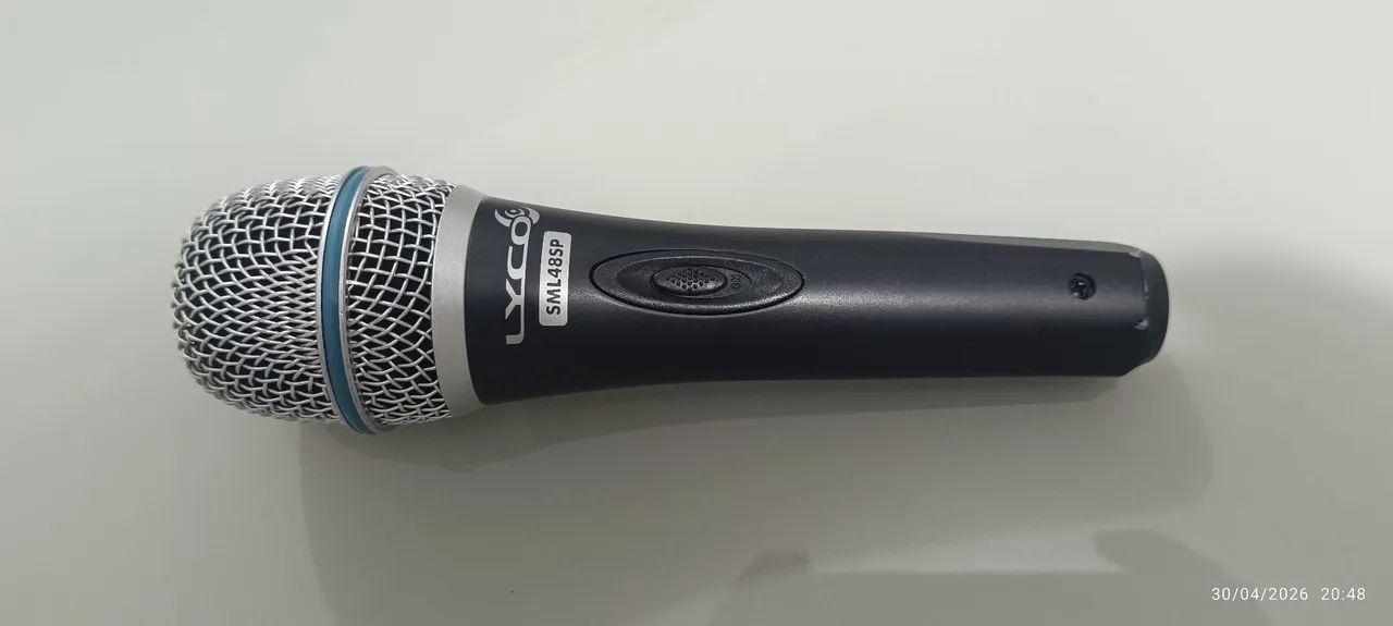 Microfone Profissional Lyco SML48SP - Com Maleta Rígida - Semi-novo - Foto 4