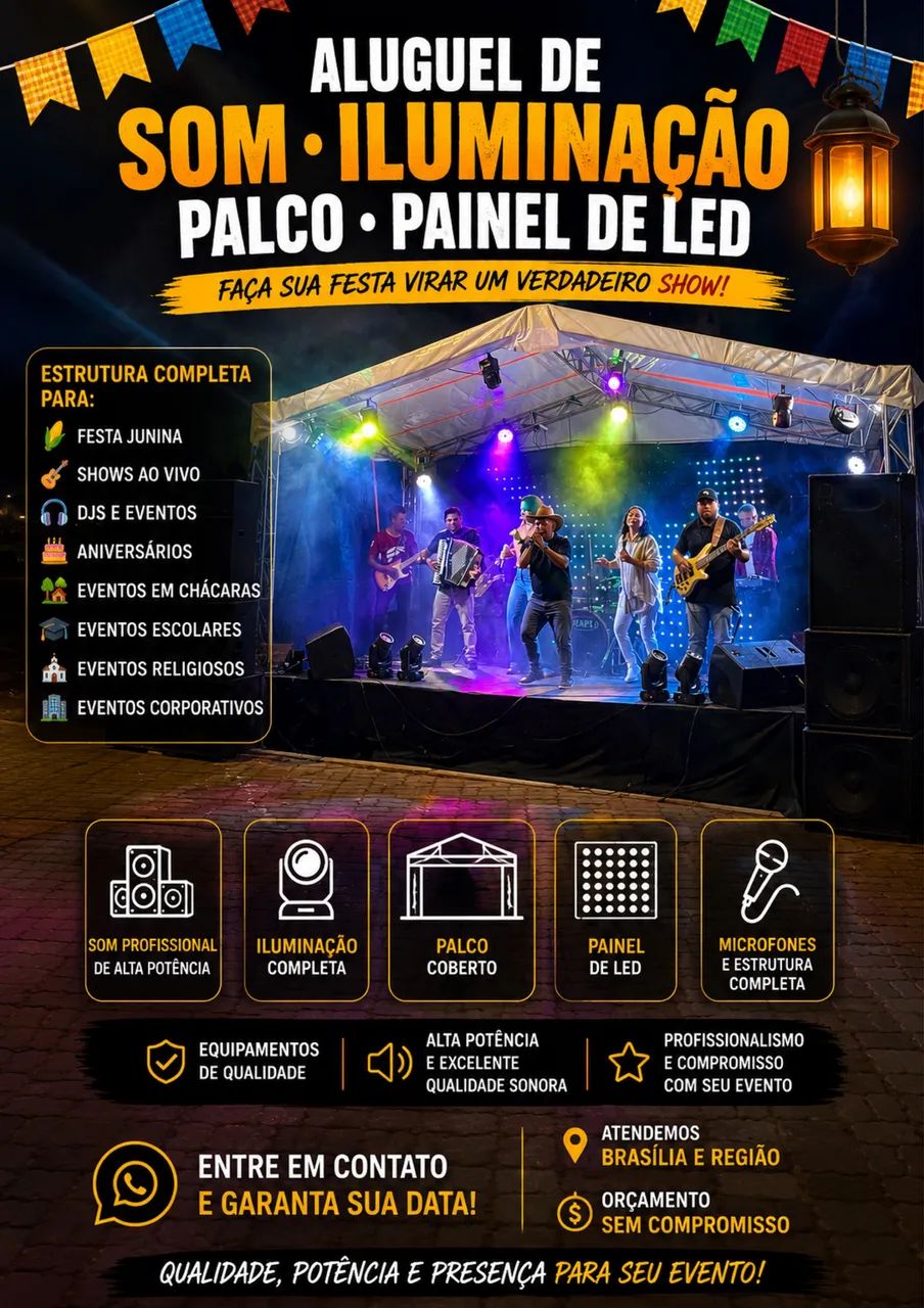 Som dj iluminação palco coberto grid  - Foto 3