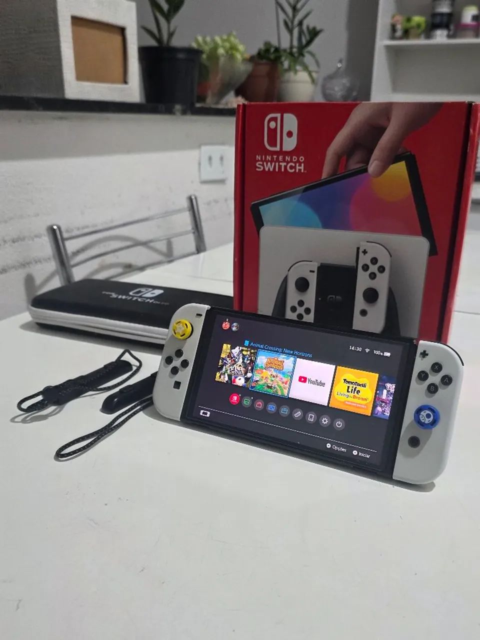 Nintendo Switch Oled + Película + Case