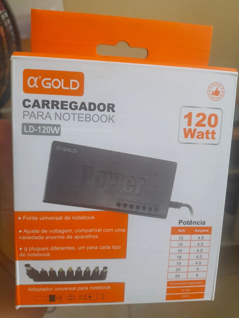 Carregador de notebook universal