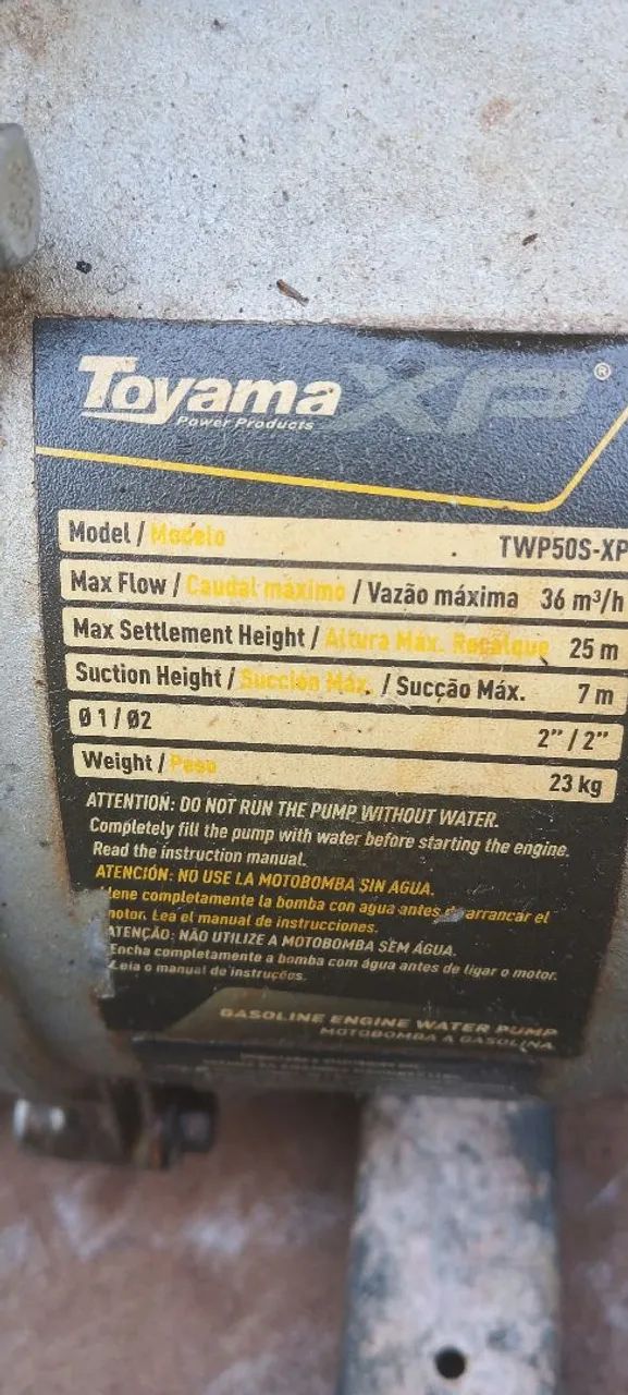 Motor bomba Toyama XP - Foto 2