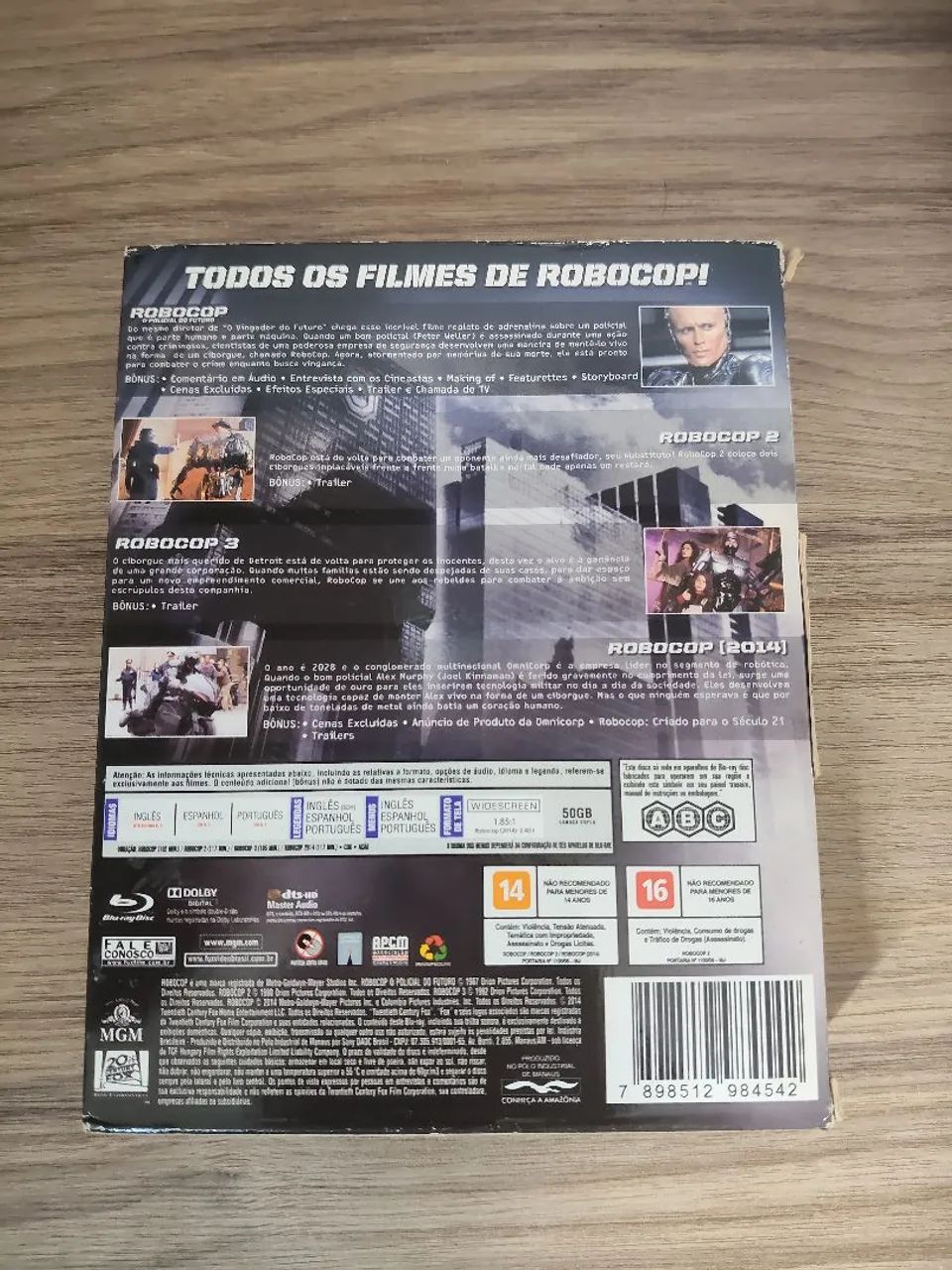 Blu-ray Robocop Coleção Completa  - Foto 2