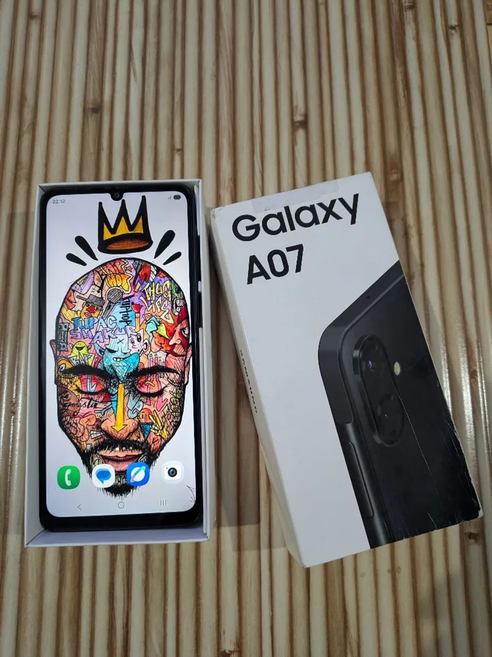 SAMSUNG GALAXY A07 256GB  Gloss Black LANÇAMENTO NA CAIXA