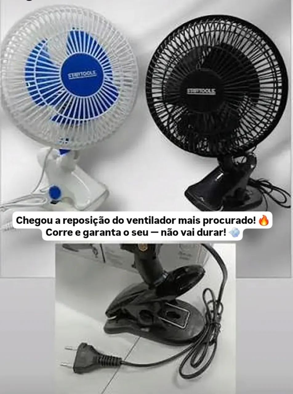 VENTILADOR DE CLIP 220V 2 VELOCIDADES 30cm   REF: AR0973<br><br>VELOCIDADES 30CM<br><br>REF: AR0973<br><br>