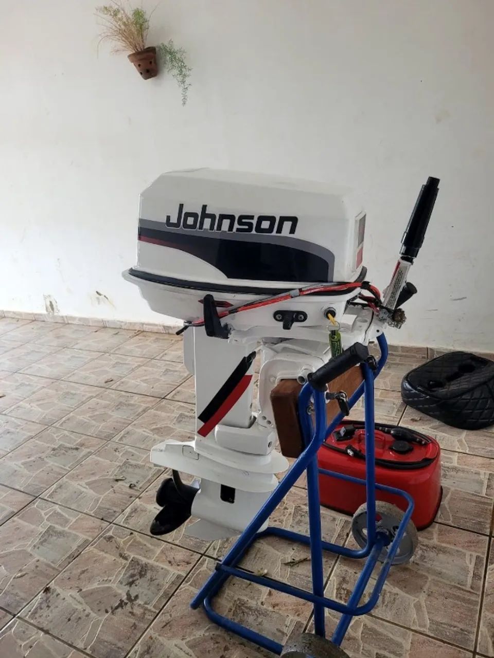 Motor Popa Jhonson 30 hp partida eletrica - Foto 3