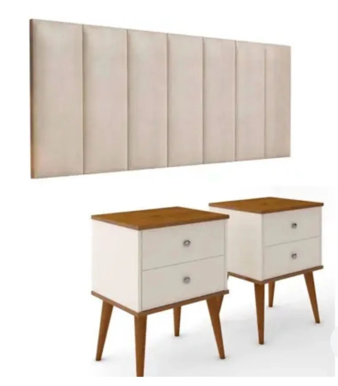 Mesa de cabeceira + cabeceira 