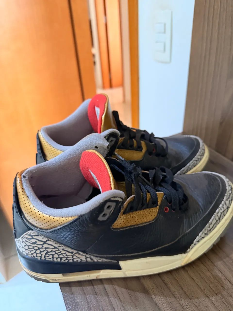 Air Jordan 3 Black Gold - Foto 2