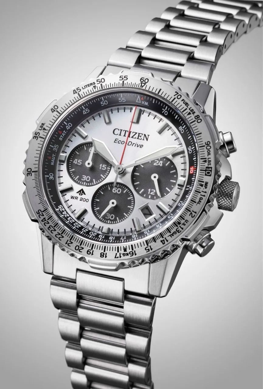 Relógio Citizen Promaster Navihawk Prata Crono novo  - Foto 4